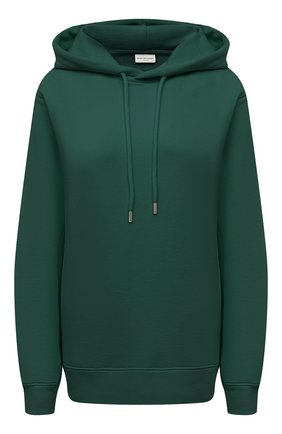 Женский хлопковое худи DRIES VAN NOTEN темно-зеленого цвета по цене 29950 руб., арт. 211-11176-2629 | Фото 1 Женский хлопковое худи DRIES VAN NOTEN темно-зеленого цвета, арт. 211-11176-2629 | Фото 1