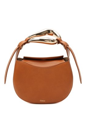 Женская сумка kiss CHLOÉ светло-коричневого цвета по цене 104000 руб., арт. CHC21US350E48 | Фото 1 Женская сумка kiss CHLOÉ светло-коричневого цвета, арт. CHC21US350E48 | Фото 1 (Сумки-технические: Сумки через плечо, Сумки top-handle; Материал: Натуральная кожа; Размер: mini; Ремень/цепочка: На ремешке)