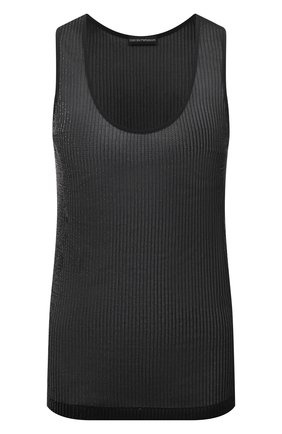 Женский топ из вискозы EMPORIO ARMANI черного цвета по цене 26800 руб., арт. ANK27T/A2154 | Фото 1 Женский топ из вискозы EMPORIO ARMANI черного цвета, арт. ANK27T/A2154 | Фото 1