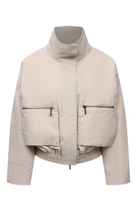 Женская хлопковая куртка EMPORIO ARMANI бежевого цвета по цене 83700 руб., арт. 0NB4CT/02060 | Фото 1 Женская хлопковая куртка EMPORIO ARMANI бежевого цвета, арт. 0NB4CT/02060 | Фото 1