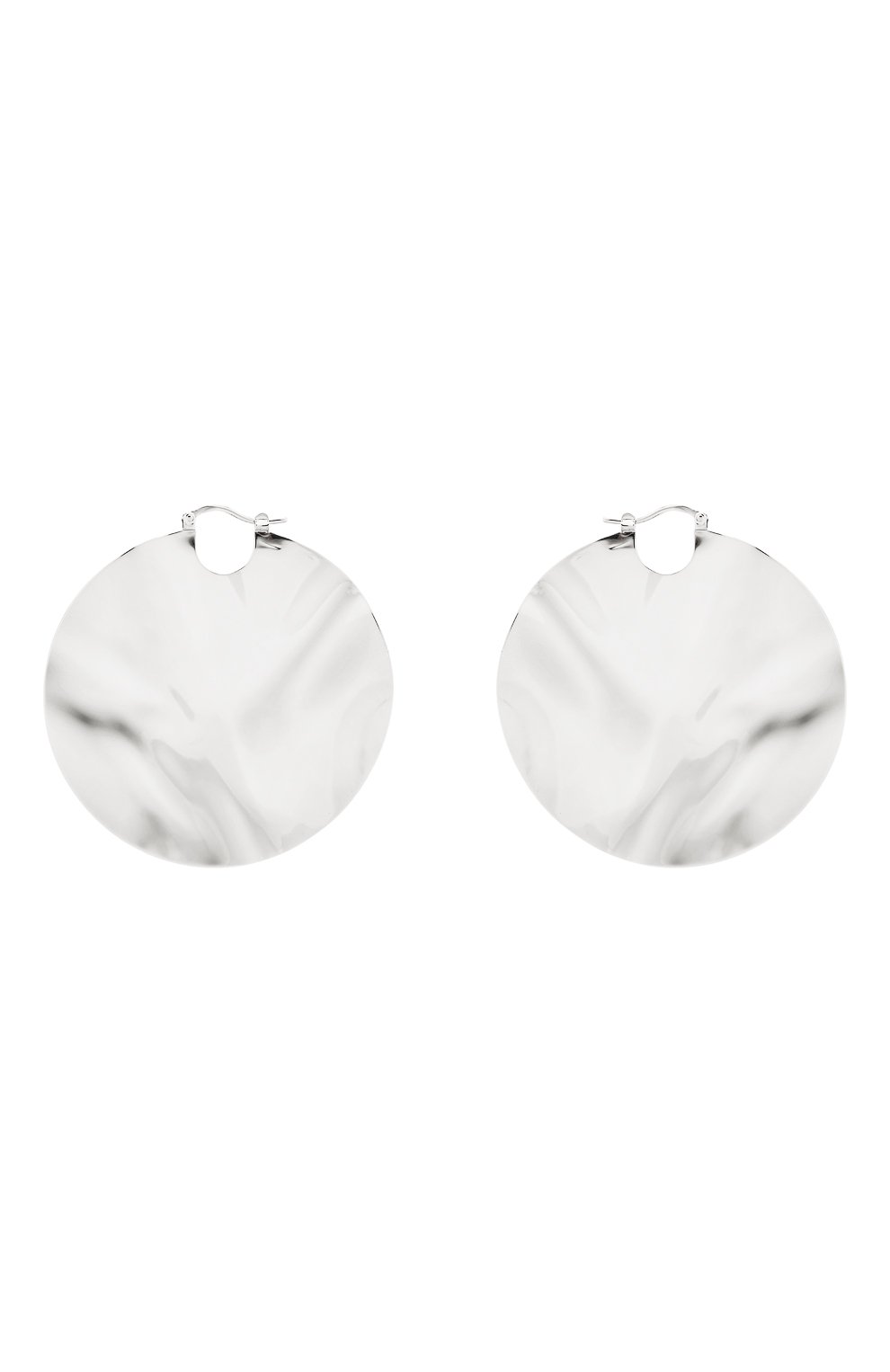 Женские серьги JIL SANDER серебряного цвета, арт. JSWS837158/WSS80045 | Фото 1