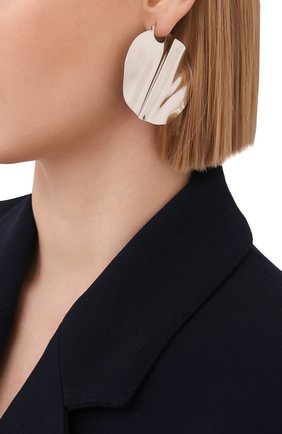 Женские серьги JIL SANDER серебряного цвета по цене 35950 руб., арт. JSWS837158/WSS80045 | Фото 2 Женские серьги JIL SANDER серебряного цвета, арт. JSWS837158/WSS80045 | Фото 2