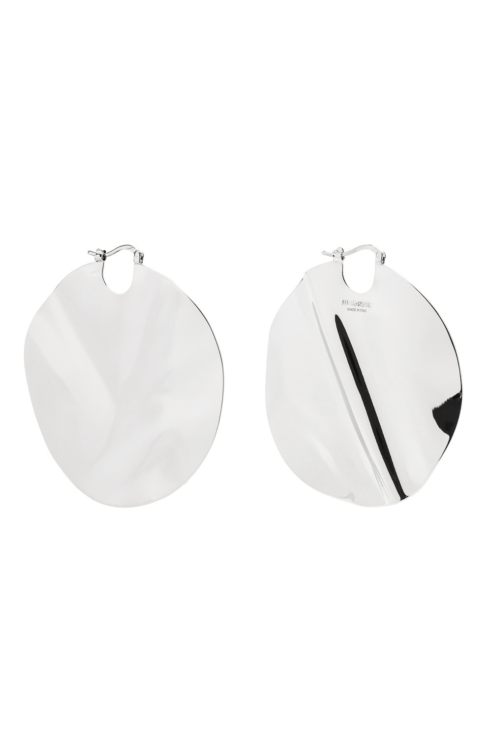 Женские серьги JIL SANDER серебряного цвета по цене 35950 руб., арт. JSWS837158/WSS80045 | Фото 3 Женские серьги JIL SANDER серебряного цвета, арт. JSWS837158/WSS80045 | Фото 3
