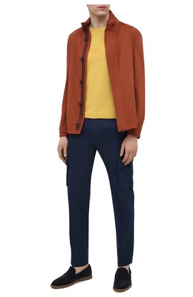 Мужская хлопковая футболка CORNELIANI желтого цвета по цене 12350 руб., арт. 87G574-1125047/00 | Фото 2 Мужская хлопковая футболка CORNELIANI желтого цвета, арт. 87G574-1125047/00 | Фото 2