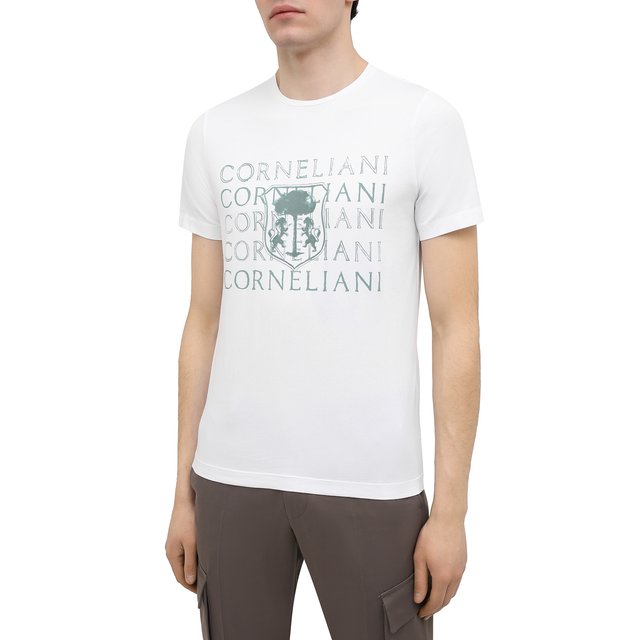 фото Хлопковая футболка corneliani