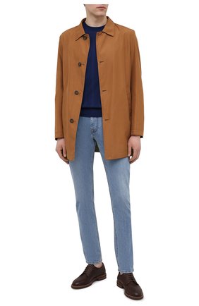 Мужской шерстяной джемпер CORNELIANI синего цвета по цене 38000 руб., арт. 87M520-1125107/00 | Фото 2 Мужской шерстяной джемпер CORNELIANI синего цвета, арт. 87M520-1125107/00 | Фото 2