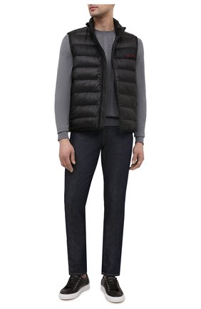 Мужской шерстяной джемпер CORNELIANI серого цвета по цене 38000 руб., арт. 87M520-1125107/00 | Фото 2 Мужской шерстяной джемпер CORNELIANI серого цвета, арт. 87M520-1125107/00 | Фото 2