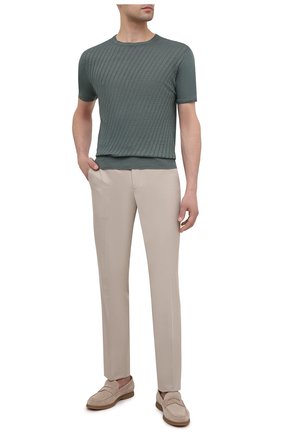 Мужской льняной джемпер CORNELIANI хаки цвета по цене 32300 руб., арт. 87M571-1125146/00 | Фото 2 Мужской льняной джемпер CORNELIANI хаки цвета, арт. 87M571-1125146/00 | Фото 2
