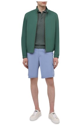 Мужское льняное поло CORNELIANI хаки цвета по цене 38000 руб., арт. 87M572-1125146/00 | Фото 2 Мужское льняное поло CORNELIANI хаки цвета, арт. 87M572-1125146/00 | Фото 2