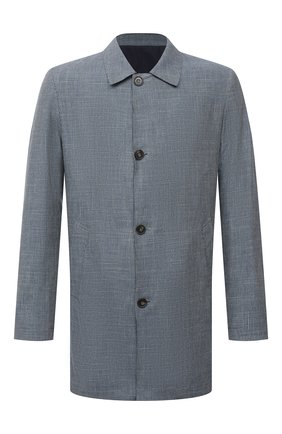 Мужской двусторонний плащ CORNELIANI темно-синего цвета по цене 93600 руб., арт. 8735R9-1120195/00 | Фото 1 Мужской двусторонний плащ CORNELIANI темно-синего цвета, арт. 8735R9-1120195/00 | Фото 1