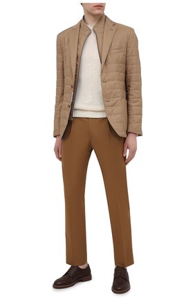 Мужские хлопковые брюки CORNELIANI коричневого цвета по цене 25650 руб., арт. 874L03-1114504/00 | Фото 2 Мужские хлопковые брюки CORNELIANI коричневого цвета, арт. 874L03-1114504/00 | Фото 2