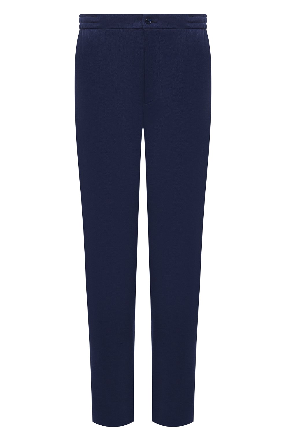 Мужские шерстяные брюки MARCO PESCAROLO синего цвета, арт. CHIAIAM/4328 | Фото 1 (Big sizes: Big Sizes; Материал внешний: Шерсть; Длина (брюки, джинсы): Стандартные; Стили: Классический; Случай: Формальный)