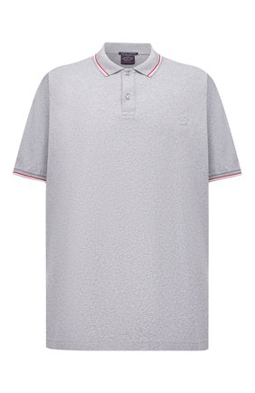 Мужское хлопковое поло PAUL&SHARK серого цвета по цене 24000 руб., арт. 21411288/C00/3XL-6XL | Фото 1 Мужское хлопковое поло PAUL&SHARK серого цвета, арт. 21411288/C00/3XL-6XL | Фото 1