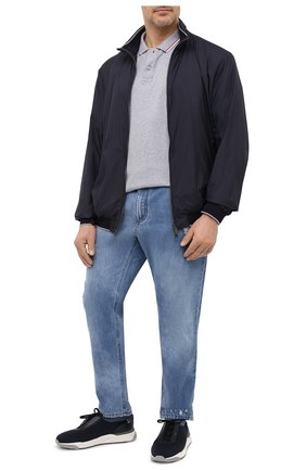 Мужское хлопковое поло PAUL&SHARK серого цвета по цене 24000 руб., арт. 21411288/C00/3XL-6XL | Фото 2 Мужское хлопковое поло PAUL&SHARK серого цвета, арт. 21411288/C00/3XL-6XL | Фото 2