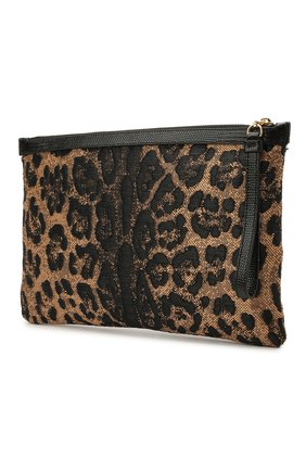 Женская текстильная косметичка DOLCE & GABBANA леопардового цвета по цене 33150 руб., арт. BI1184/AX383 | Фото 2 Женская текстильная косметичка DOLCE & GABBANA леопардового цвета, арт. BI1184/AX383 | Фото 2