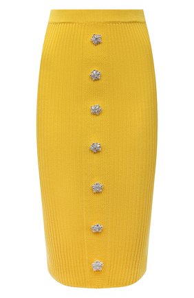 Женская хлопковая юбка GIUSEPPE DI MORABITO желтого цвета по цене 32550 руб., арт. SS21074KN-79 | Фото 1 Женская хлопковая юбка GIUSEPPE DI MORABITO желтого цвета, арт. SS21074KN-79 | Фото 1
