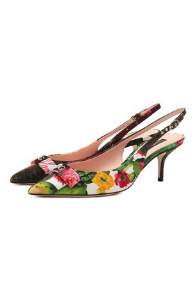 Женские текстильные туфли cardinale DOLCE & GABBANA разноцветного цвета по цене 61850 руб., арт. CG0464/A0654 | Фото 1 Женские текстильные туфли cardinale DOLCE & GABBANA разноцветного цвета, арт. CG0464/A0654 | Фото 1