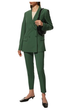 Женский шерстяной жакет LORO PIANA зеленого цвета по цене 284000 руб., арт. FAL5291 | Фото 2 Женский шерстяной жакет LORO PIANA зеленого цвета, арт. FAL5291 | Фото 2
