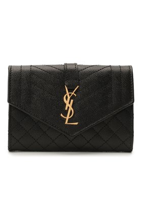 Женские кожаное портмоне classic SAINT LAURENT черного цвета по цене 31450 руб., арт. 651026/B0W91 | Фото 1 Женские кожаное портмоне classic SAINT LAURENT черного цвета, арт. 651026/B0W91 | Фото 1