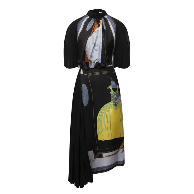 Шелковое платье Lanvin