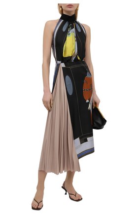 Женское шелковое платье LANVIN разноцветного цвета по цене 243000 руб., арт. RW-DR337I-4844-P21 | Фото 2 Женское шелковое платье LANVIN разноцветного цвета, арт. RW-DR337I-4844-P21 | Фото 2