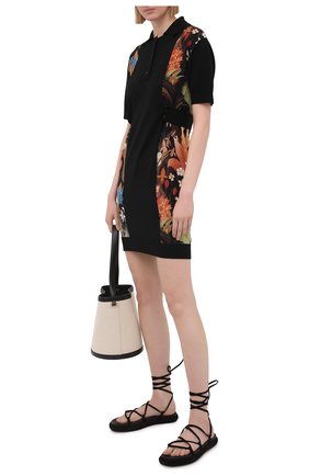Женское шерстяное платье LANVIN черного цвета по цене 126500 руб., арт. RW-DR0022-K103-E21 | Фото 2 Женское шерстяное платье LANVIN черного цвета, арт. RW-DR0022-K103-E21 | Фото 2