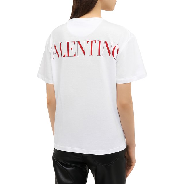 фото Хлопковая футболка valentino