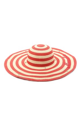 Детская шляпа MONNALISA красного цвета, арт. 997031 | Фото 1 (Региональные ограничения белый список (Axapta Mercury): RU)