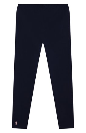 Детские хлопковые леггинсы POLO RALPH LAUREN синего цвета по цене 4895 руб., арт. 313552479/004 | Фото 1 Детские хлопковые леггинсы POLO RALPH LAUREN синего цвета, арт. 313552479/004 | Фото 1