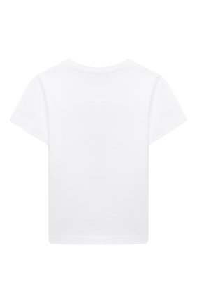Детская хлопковая футболка DSQUARED2 белого цвета по цене 9925 руб., арт. DQ0154-D00MQ | Фото 2 Детская хлопковая футболка DSQUARED2 белого цвета, арт. DQ0154-D00MQ | Фото 2