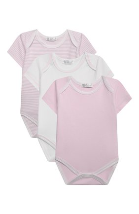 Детское комплект из трех боди KISSY KISSY розового цвета по цене 5995 руб., арт. 38483 | Фото 1 Детское комплект из трех боди KISSY KISSY розового цвета, арт. 38483 | Фото 1