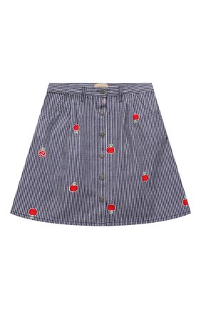 Детская джинсовая юбка GUCCI голубого цвета по цене 25800 руб., арт. 646803/XDBKY | Фото 1 Детская джинсовая юбка GUCCI голубого цвета, арт. 646803/XDBKY | Фото 1