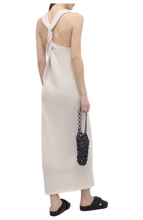 Женское платье из хлопка и вискозы JIL SANDER бежевого цвета по цене 105500 руб., арт. JSWS751305-WSY25018 | Фото 2 Женское платье из хлопка и вискозы JIL SANDER бежевого цвета, арт. JSWS751305-WSY25018 | Фото 2