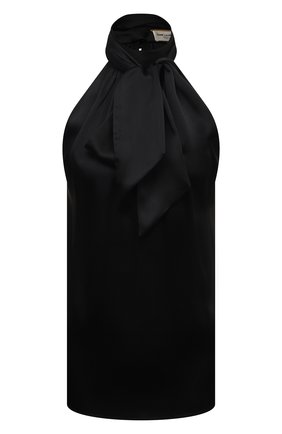 Женский топ SAINT LAURENT черного цвета по цене 105000 руб., арт. 652320/Y3C67 | Фото 1 Женский топ SAINT LAURENT черного цвета, арт. 652320/Y3C67 | Фото 1