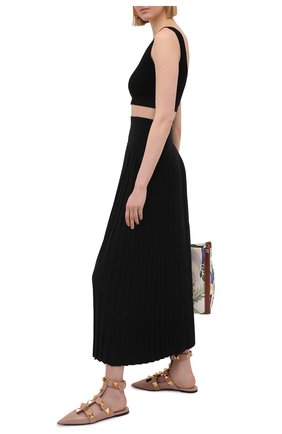 Женские кожаные балетки roman stud runway VALENTINO бежевого цвета по цене 83450 руб., арт. VW0S0BY5/ZWM | Фото 2 Женские кожаные балетки roman stud runway VALENTINO бежевого цвета, арт. VW0S0BY5/ZWM | Фото 2