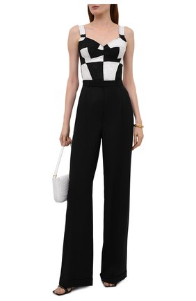 Женский топ-бюстье DOLCE & GABBANA черно-белого цвета по цене 79950 руб., арт. F7W98T/GDX76 | Фото 2 Женский топ-бюстье DOLCE & GABBANA черно-белого цвета, арт. F7W98T/GDX76 | Фото 2