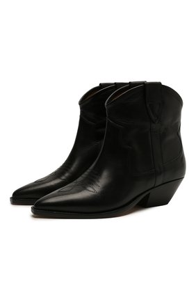 Женские кожаные ботильоны demar ISABEL MARANT черного цвета по цене 49950 руб., арт. DEMAR/B00675-21E004S | Фото 1 Женские кожаные ботильоны demar ISABEL MARANT черного цвета, арт. DEMAR/B00675-21E004S | Фото 1
