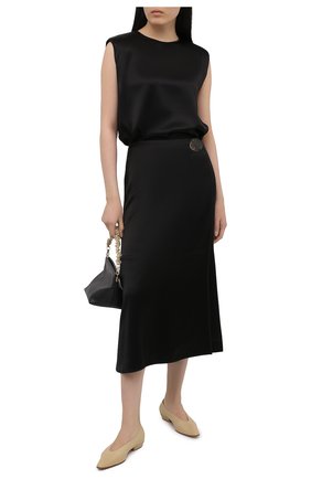Женская юбка BY MALENE BIRGER черного цвета по цене 32550 руб., арт. Q69248007/C0RIS. | Фото 2 Женская юбка BY MALENE BIRGER черного цвета, арт. Q69248007/C0RIS. | Фото 2