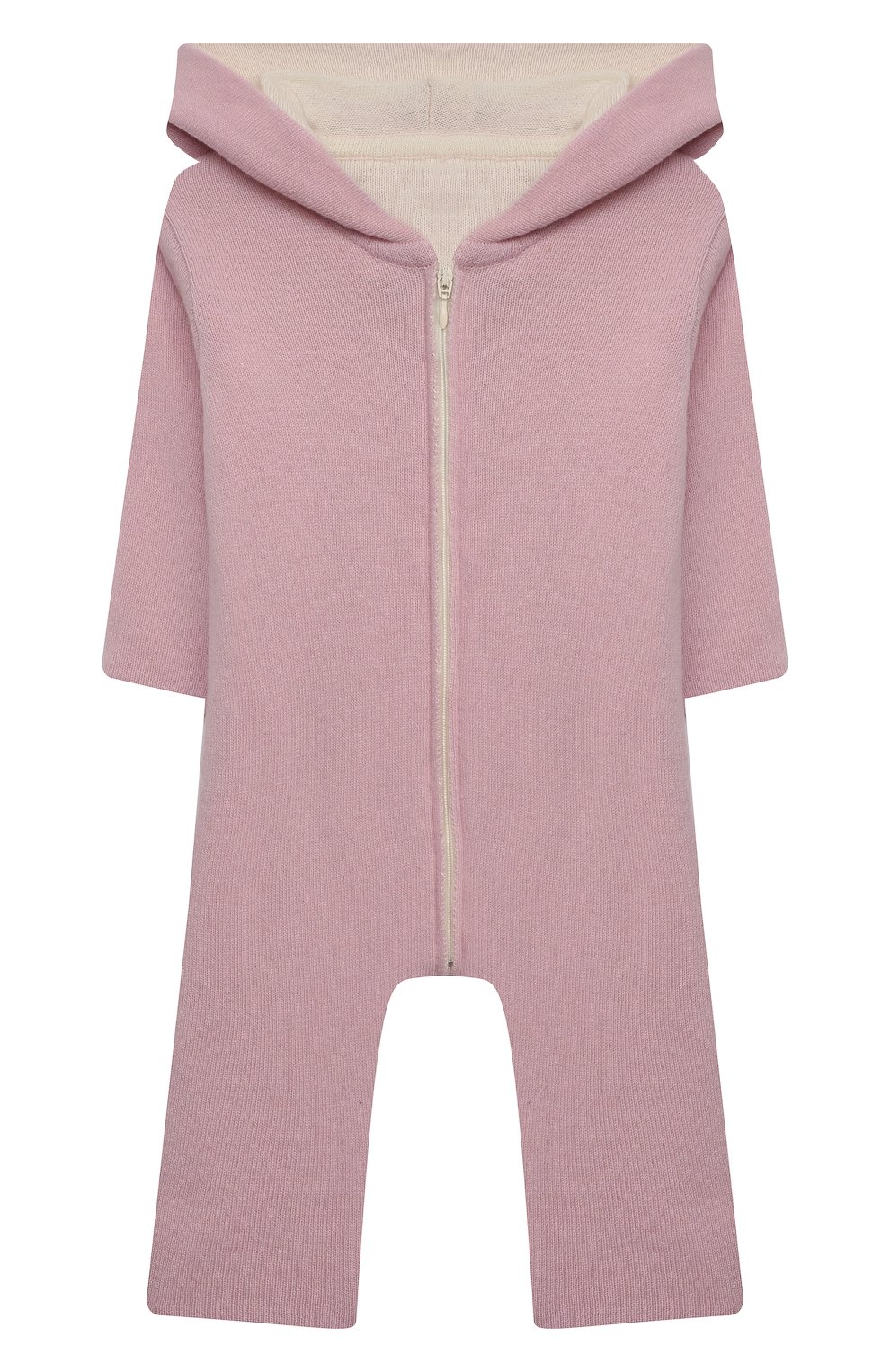 Детский кашемировый комбинезон WOOL&COTTON розового цвета, арт. KMLBR-H | Фото 1
