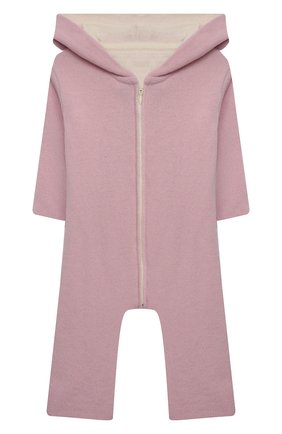 Детский кашемировый комбинезон WOOL&COTTON розового цвета по цене 12850 руб., арт. KMLBR-H | Фото 1 Детский кашемировый комбинезон WOOL&COTTON розового цвета, арт. KMLBR-H | Фото 1
