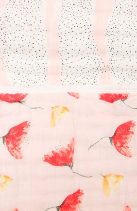 Детского хлопковое одеяло ADEN+ANAIS розового цвета, арт. ADBC10001 | Фото 2 (Материал: Текстиль, Хлопок; Региональные ограничения белый список (Axapta Mercury): RU)