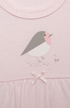 Детский комплект из комбинезона и лонгслива SANETTA светло-розового цвета по цене 5160 руб., арт. 221629 | Фото 3 Детский комплект из комбинезона и лонгслива SANETTA светло-розового цвета, арт. 221629 | Фото 3