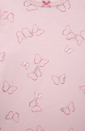Детская хлопковая пижама SANETTA светло-розового цвета по цене 3280 руб., арт. 221613 | Фото 6 Детская хлопковая пижама SANETTA светло-розового цвета, арт. 221613 | Фото 6