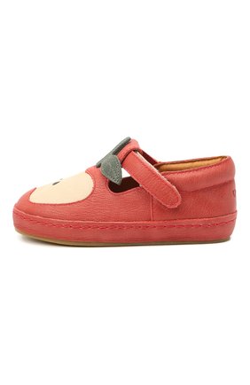 Детские кожаные слипоны DONSJE AMSTERDAM красного цвета по цене 9505 руб., арт. 2009001-CL033/23-28 | Фото 2 Детские кожаные слипоны DONSJE AMSTERDAM красного цвета, арт. 2009001-CL033/23-28 | Фото 2