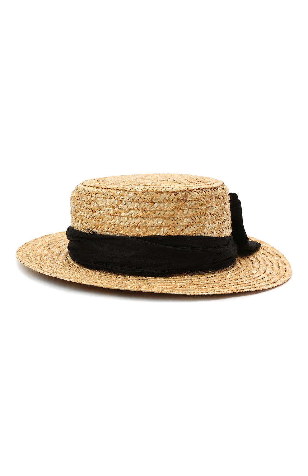 Детская шляпа DESIGNERS CAT черного цвета, арт. 100000K01000734/50-54 | Фото 1 (Региональные ограничения белый список (Axapta Mercury): RU; Материал: Растительное волокно)