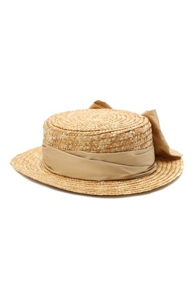 Детская шляпа DESIGNERS CAT бежевого цвета, арт. 100000K01000734/50-54 | Фото 2 (Материал: Растительное волокно; Региональные ограничения белый список (Axapta Mercury): RU)
