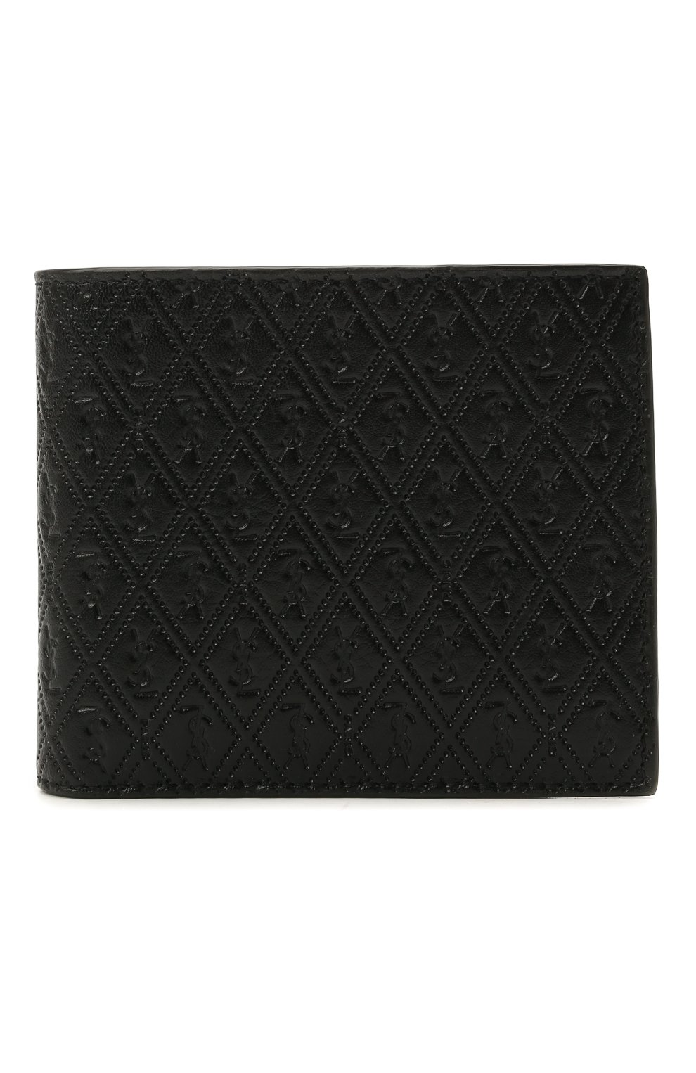 Мужской кожаное портмоне SAINT LAURENT черного цвета, арт. 647151/18G1Z | Фото 1