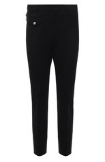 Мужские шерстяные брюки DSQUARED2 черного цвета, арт. S71KB0354/S40320 | Фото 1 (Материал внешний: Шерсть; Длина (брюки, джинсы): Стандартные; Случай: Повседневный; Стили: Гранж)
