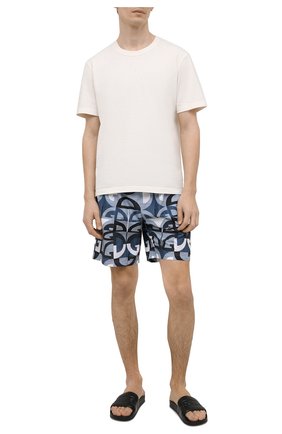 Мужские плавки-шорты DOLCE & GABBANA синего цвета по цене 41750 руб., арт. M4A13T/HSMK5 | Фото 2 Мужские плавки-шорты DOLCE & GABBANA синего цвета, арт. M4A13T/HSMK5 | Фото 2