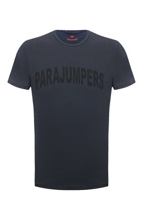 Мужская хлопковая футболка PARAJUMPERS темно-серого цвета по цене 10500 руб., арт. TS21/PARAJUMPERS TEE CRK | Фото 1 Мужская хлопковая футболка PARAJUMPERS темно-серого цвета, арт. TS21/PARAJUMPERS TEE CRK | Фото 1